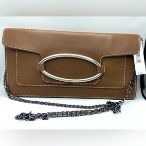 NWT DKNY Clutch with Unbranded Chain & Wallet Insert